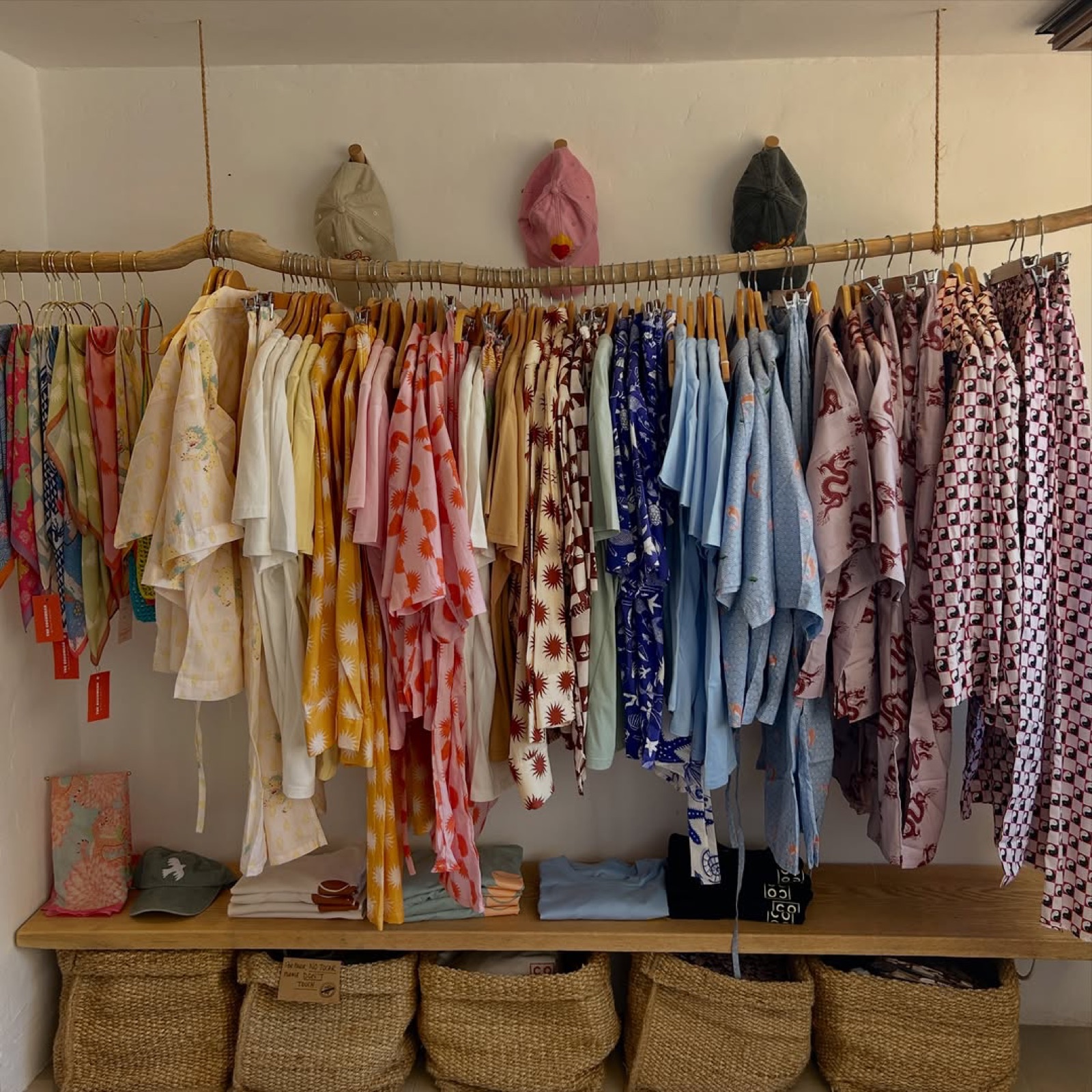 Rail of Cocowear clothing inside Roseta